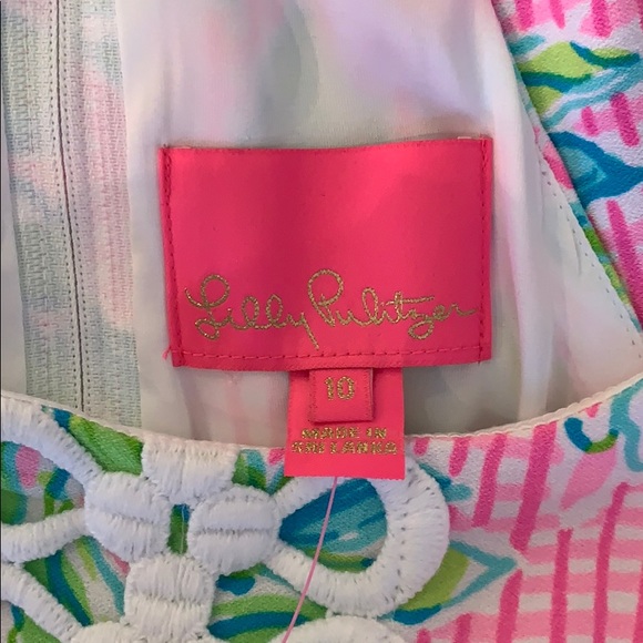 NWT Lilly Pulitzer Pearl Romper - Sz: 10 - Picture 6 of 8